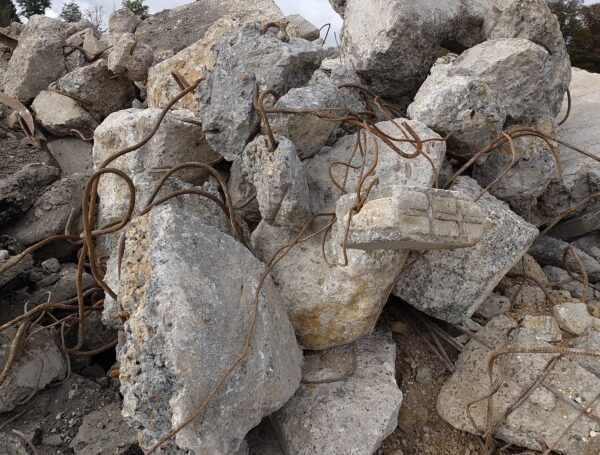Démolition béton armé